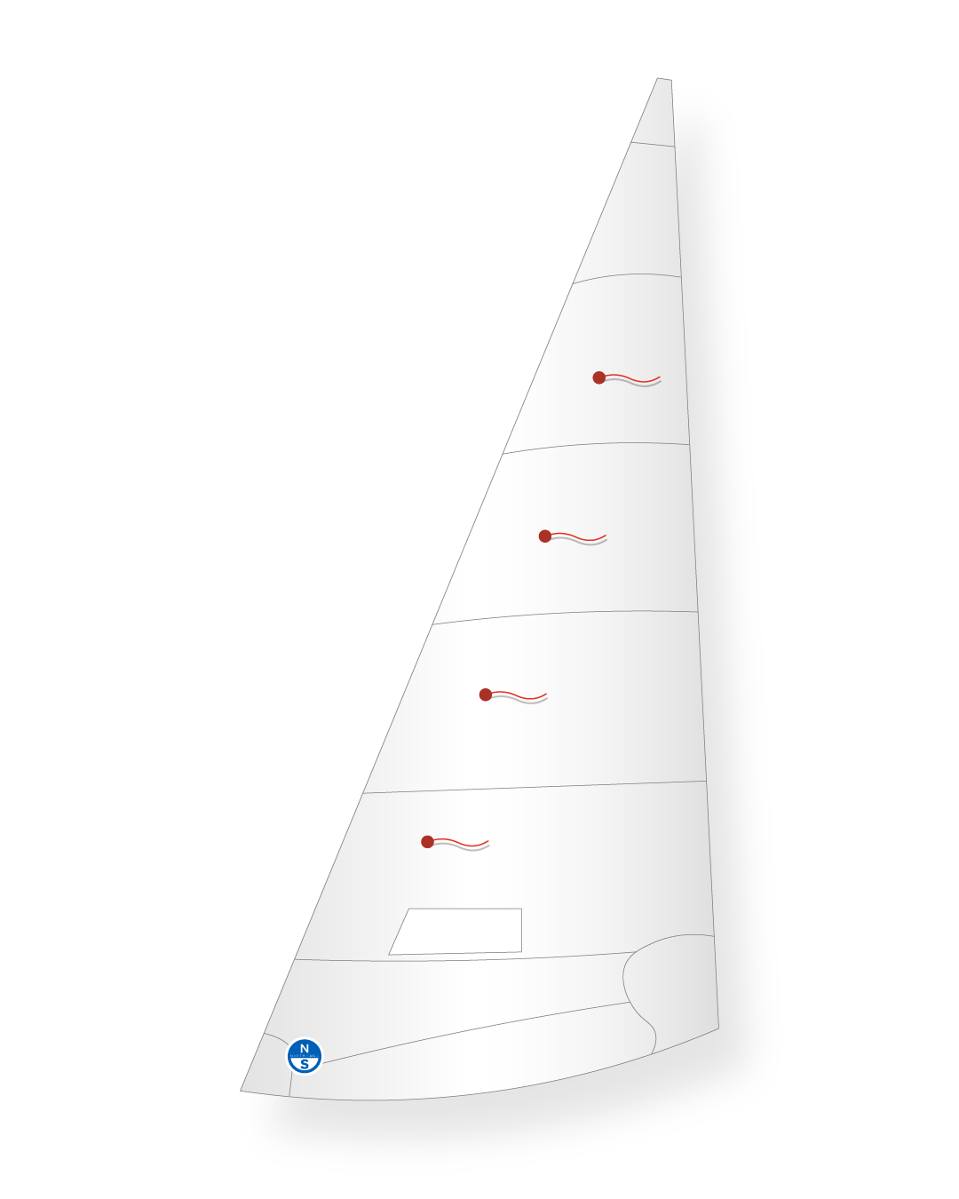 1 | White | North Sails Cadet J-3 Jib