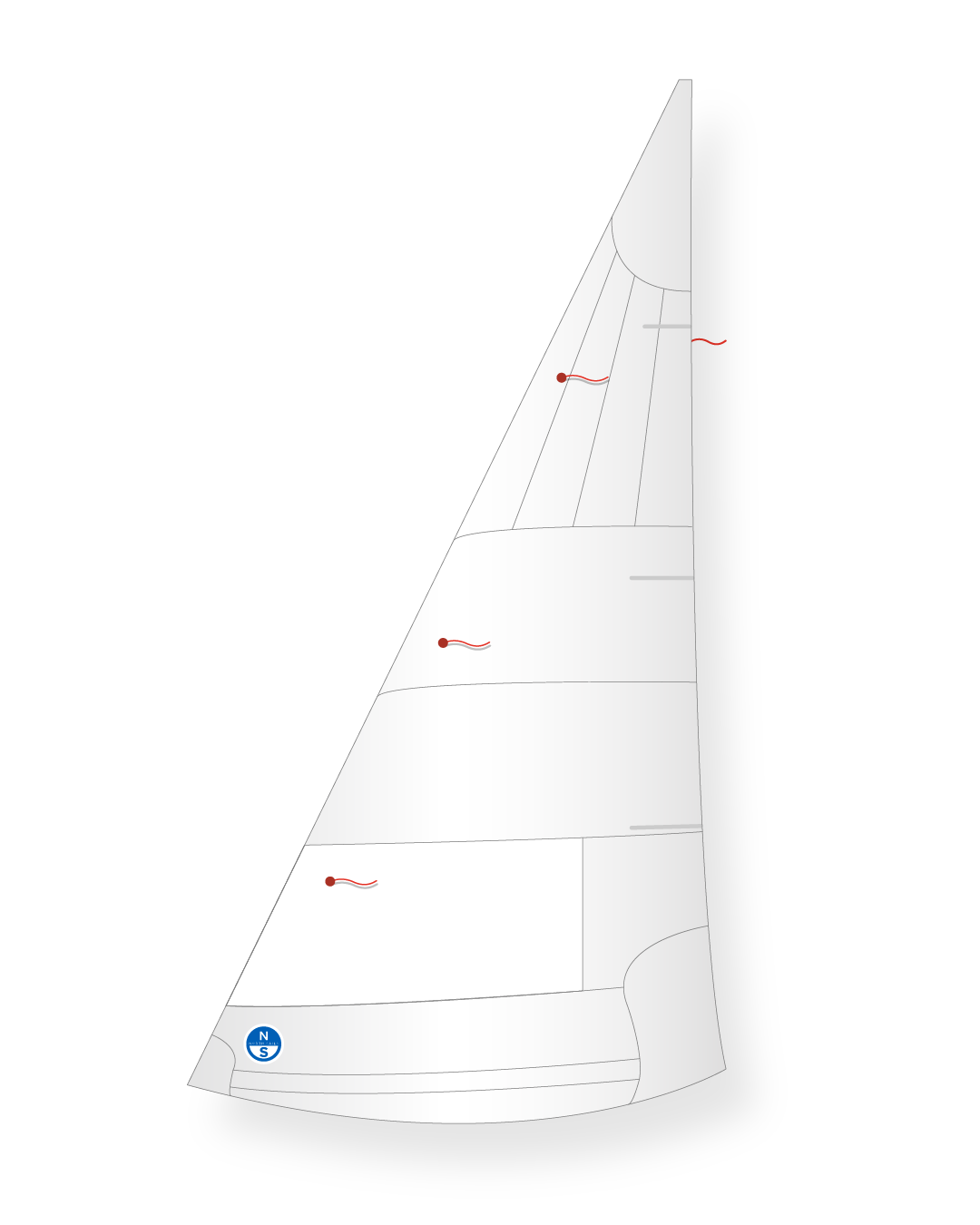 1 | White | North Sails Cal 20 Jib