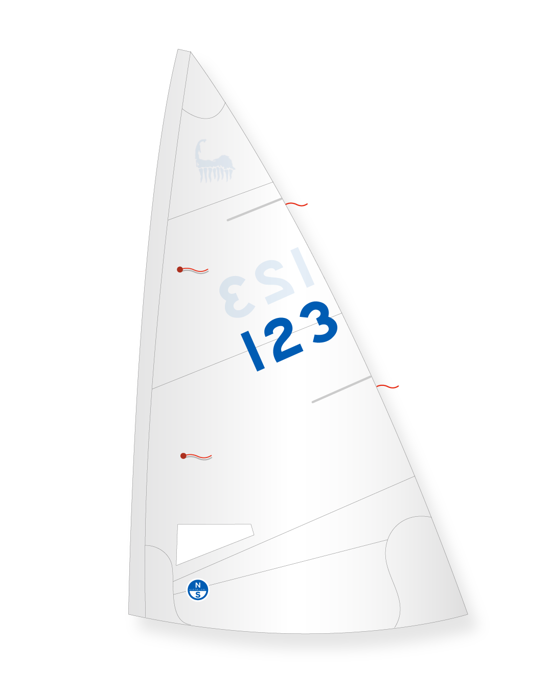 1 | White | North Sails Cape Cod Frosty Mainsail