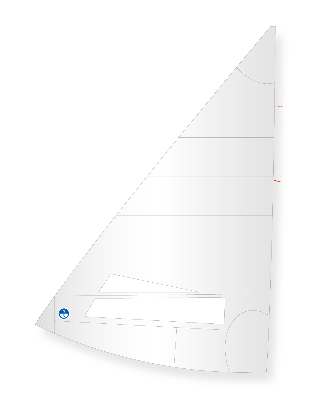 1 | White | North Sails Capri 14.2 Jib