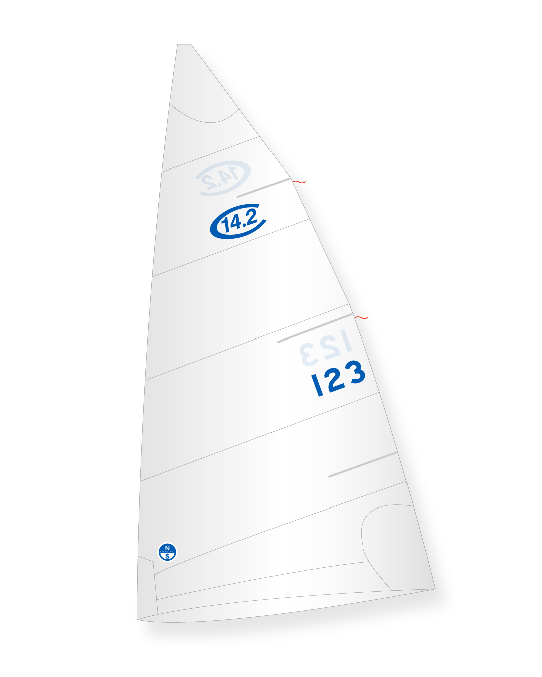 1 | White | North Sails Capri 14.2 Mainsail