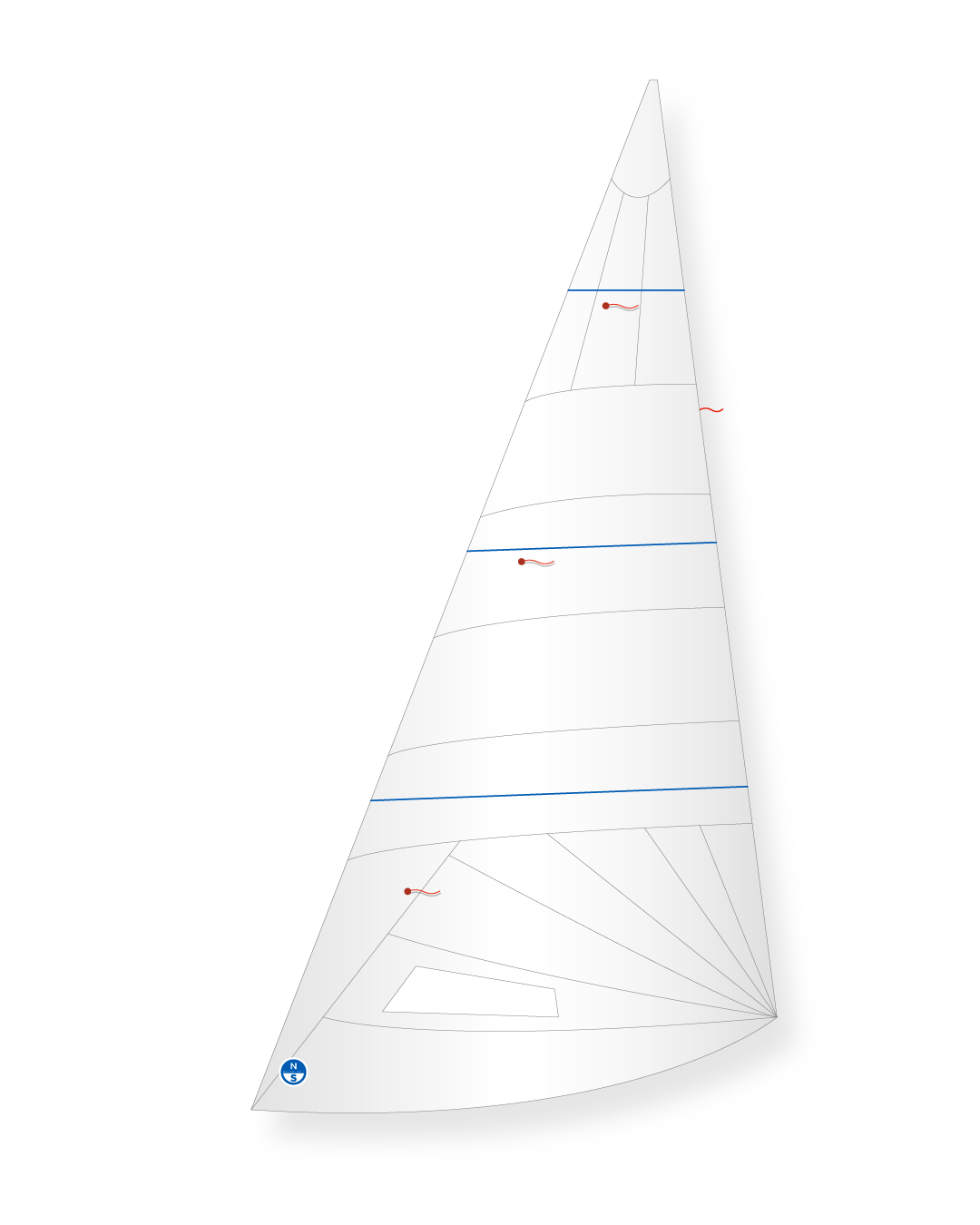 1 | White | North Sails Caravelle Jib