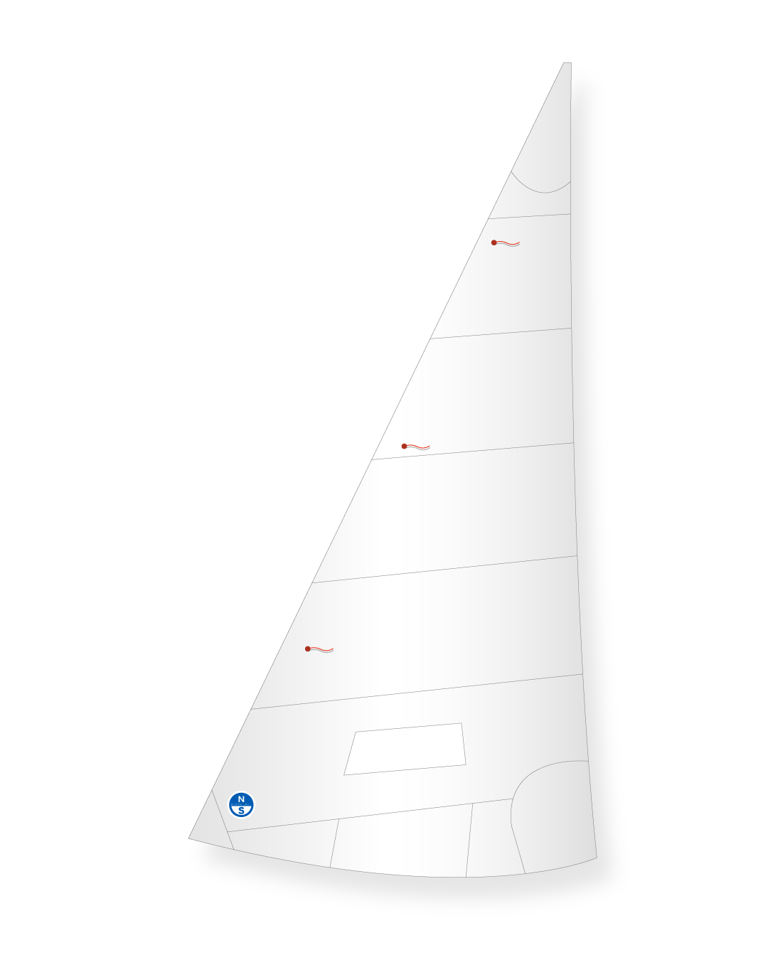 1 | White | North Sails Catalina 22 Jib