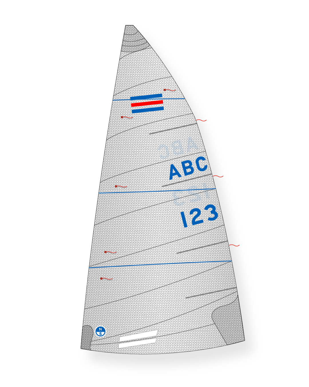 1 | Gray | North Sails Contender Mainsail