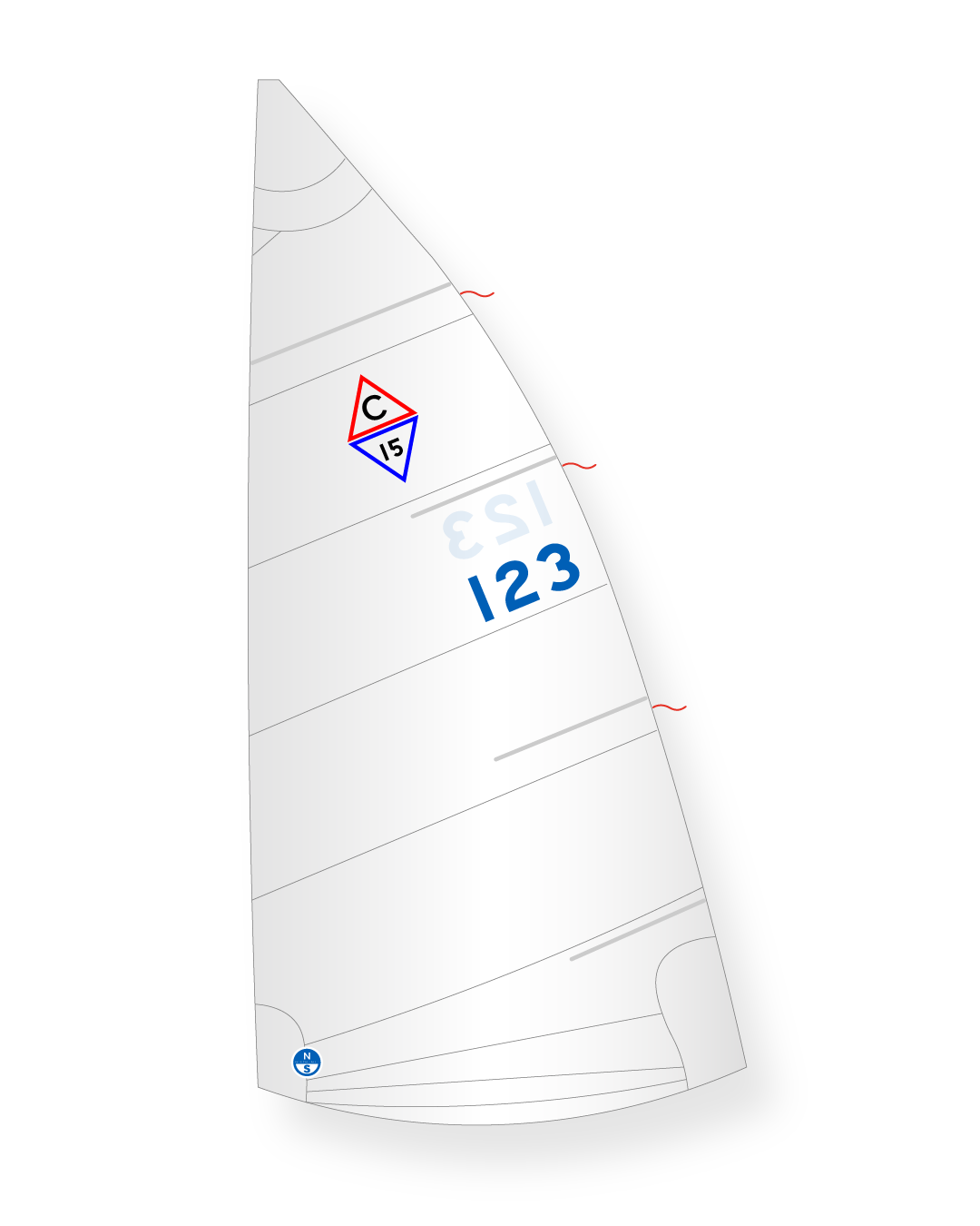 1 | White | North Sails Coronado 15 AP Mainsail