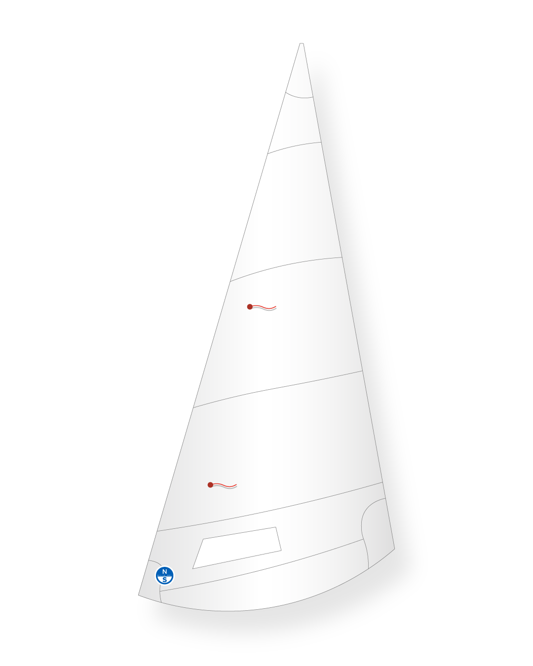 1 | White | North Sails Day Sailer Jib