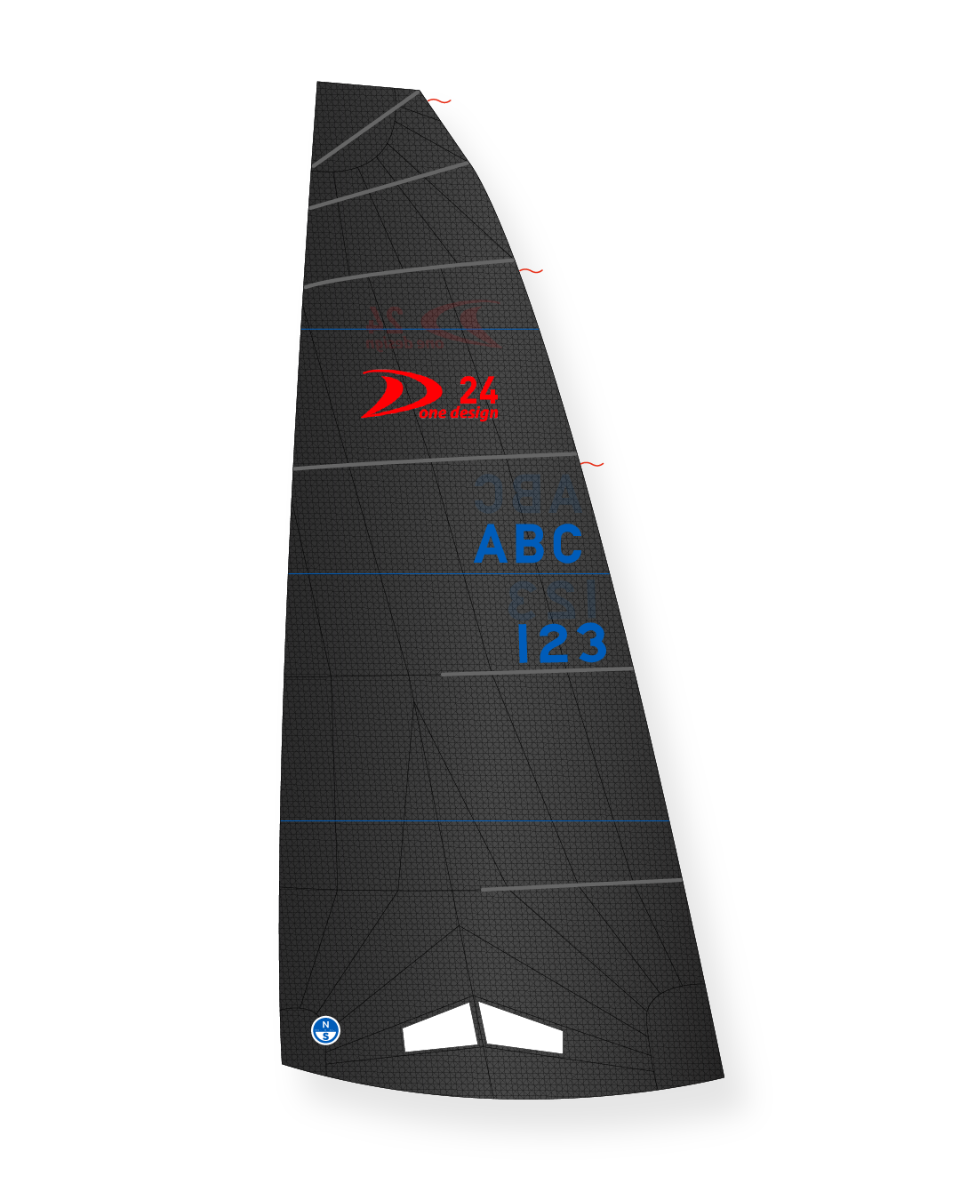 1 | Gray | North Sails Delphia 24 Mainsail
