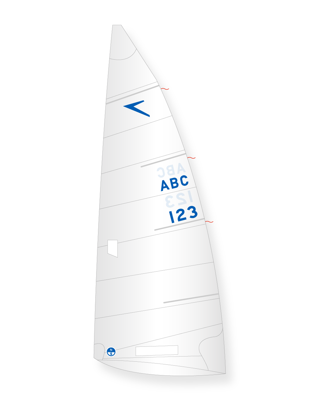 1 | White | North Sails Dyas Mainsail