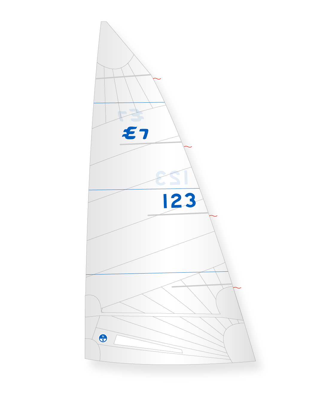 1 | White | North Sails Elliott 7M Mainsail