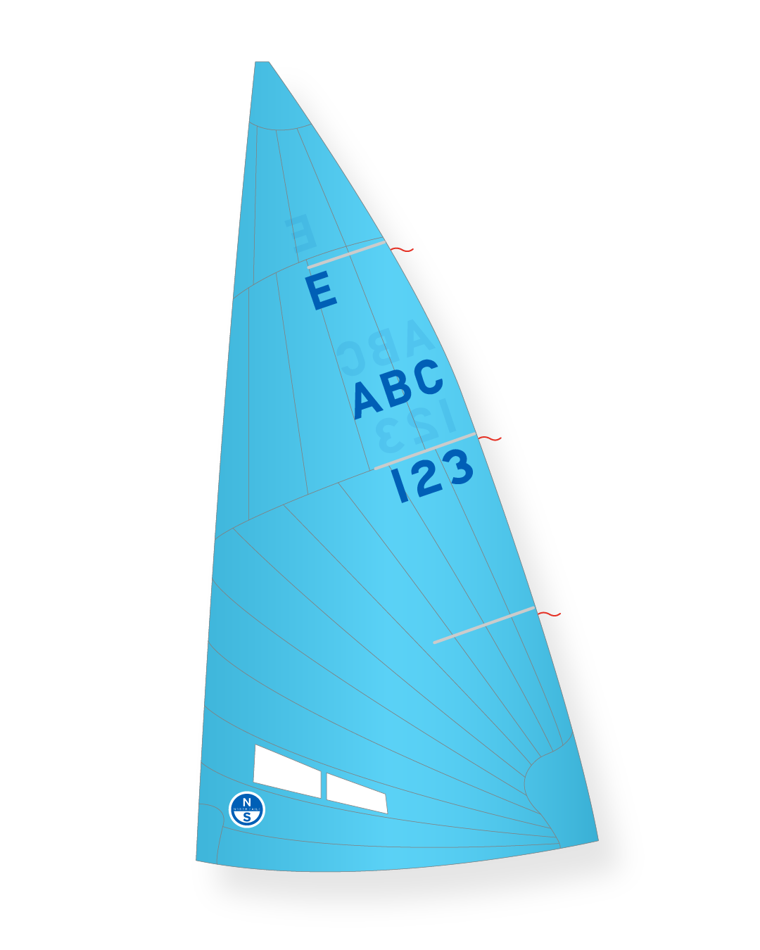 1 | Blue | North Sails Enterprise SJ-4 Mainsail