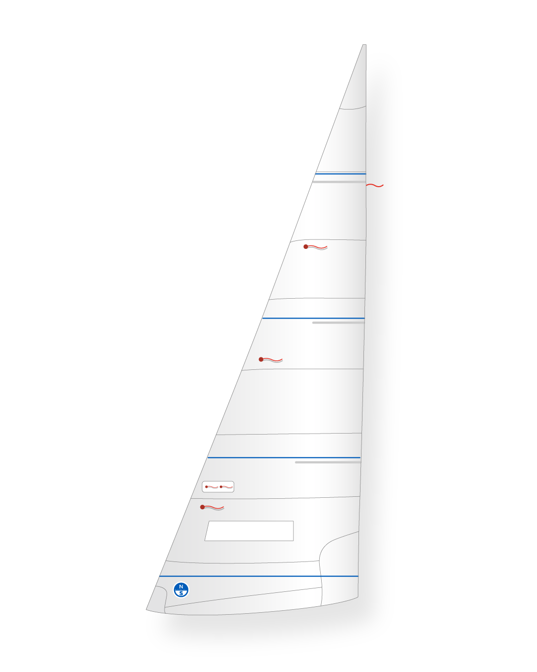 1 | White | North Sails Etchells MAL-H Jib
