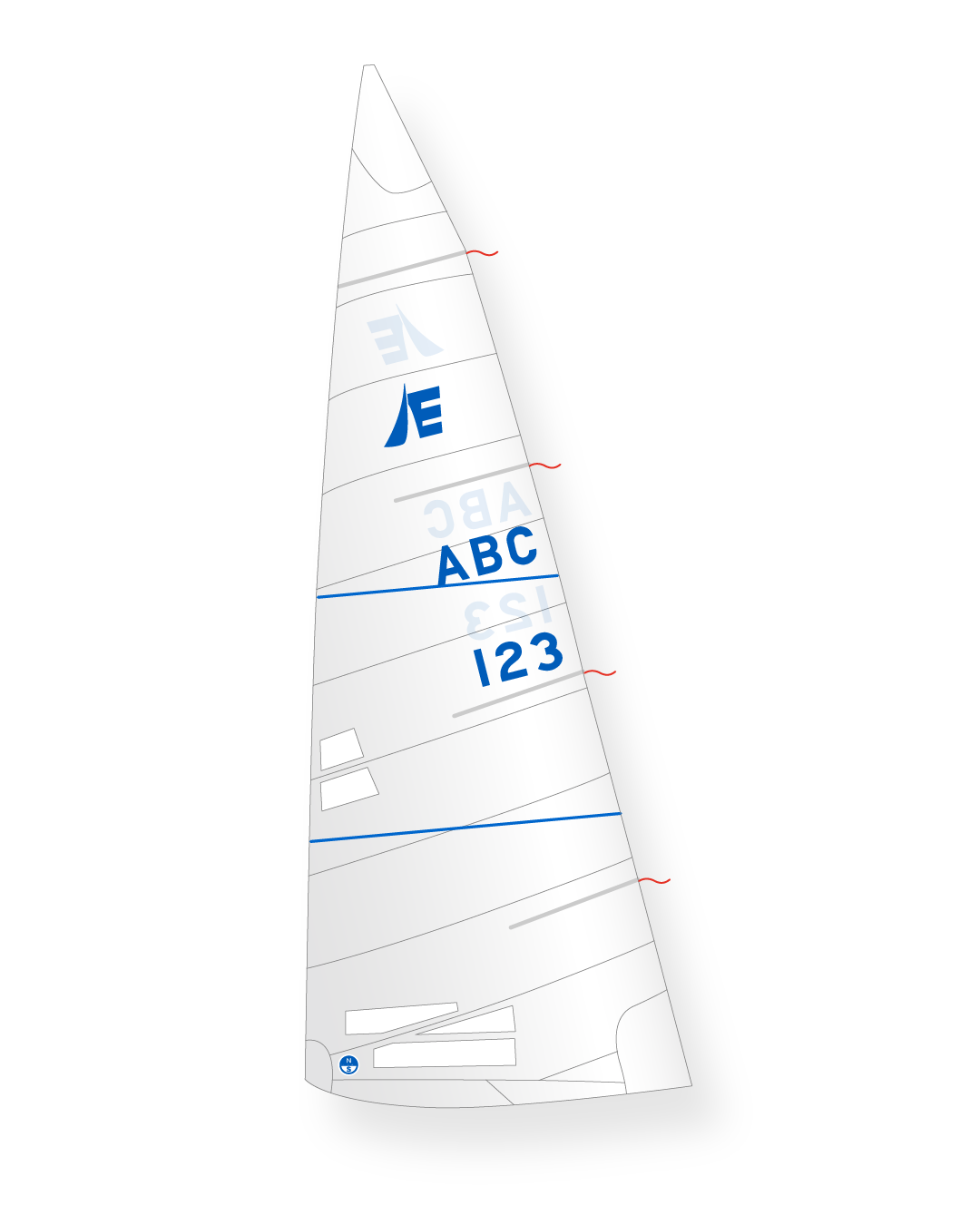 ETCHELLS PC+ RADIAL HEAD 2 MAINSAIL