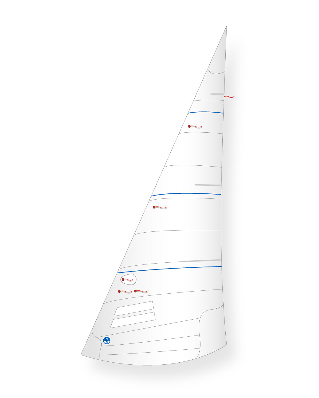 1 | White | North Sails Express RE-7 Jib