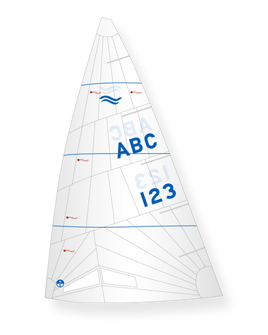 North Sails Finn GS-4 Dacron Mainsail