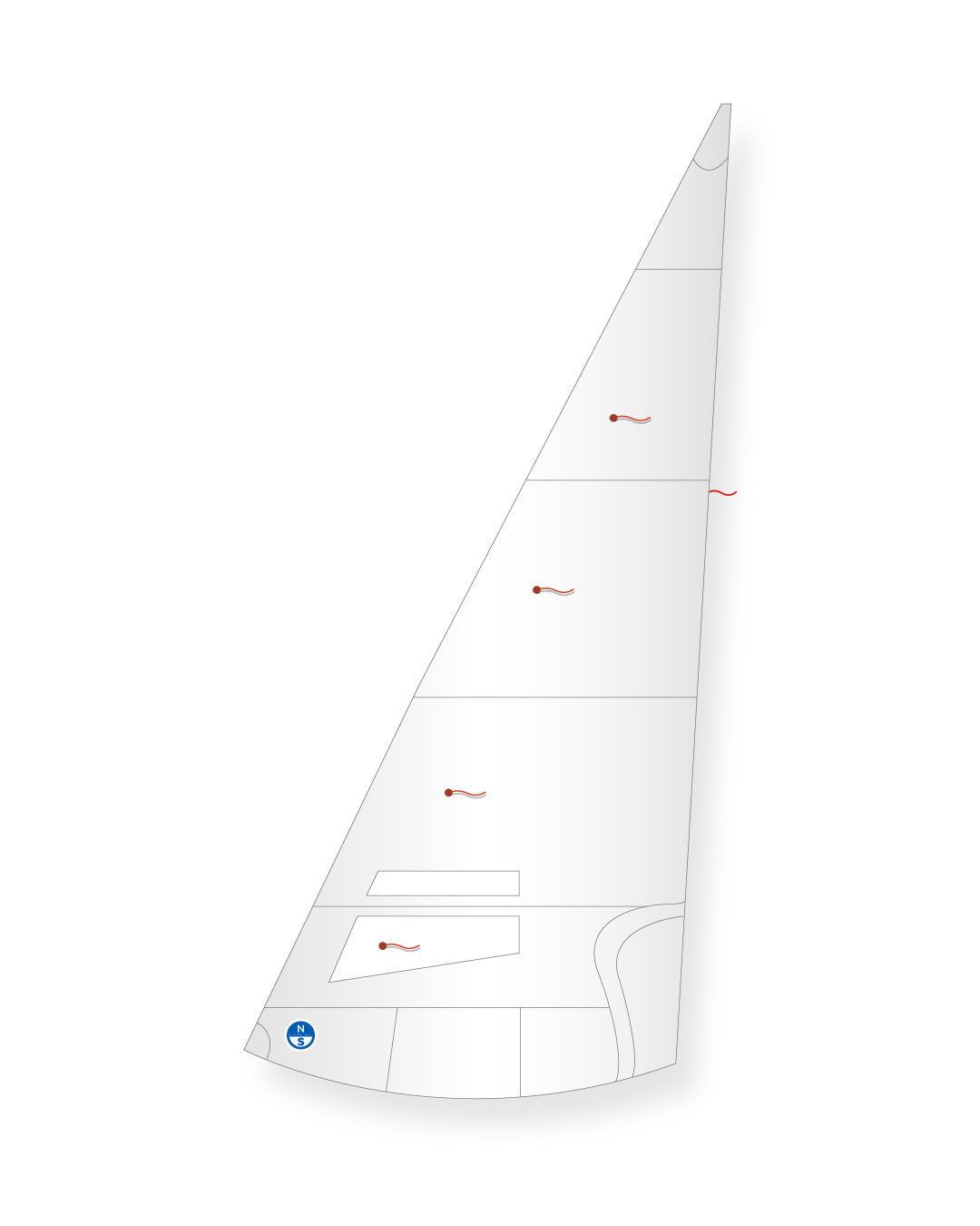 1 | White | North Sails Fireball RJ-3 Jib