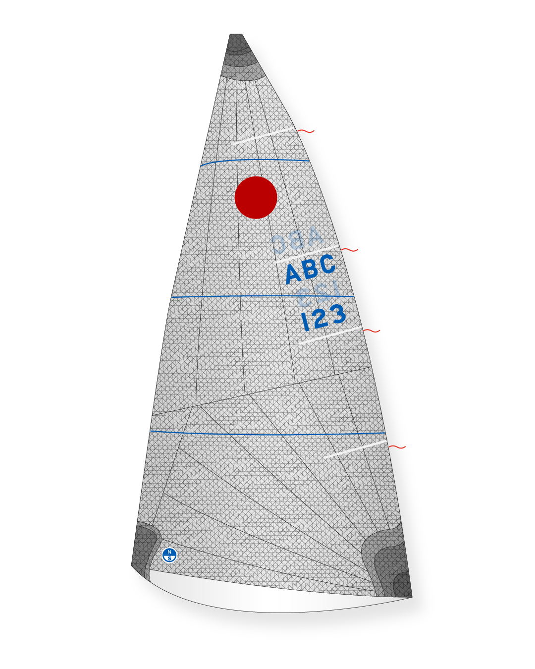 1 | Gray | North Sails Fireball T-10G Mainsail