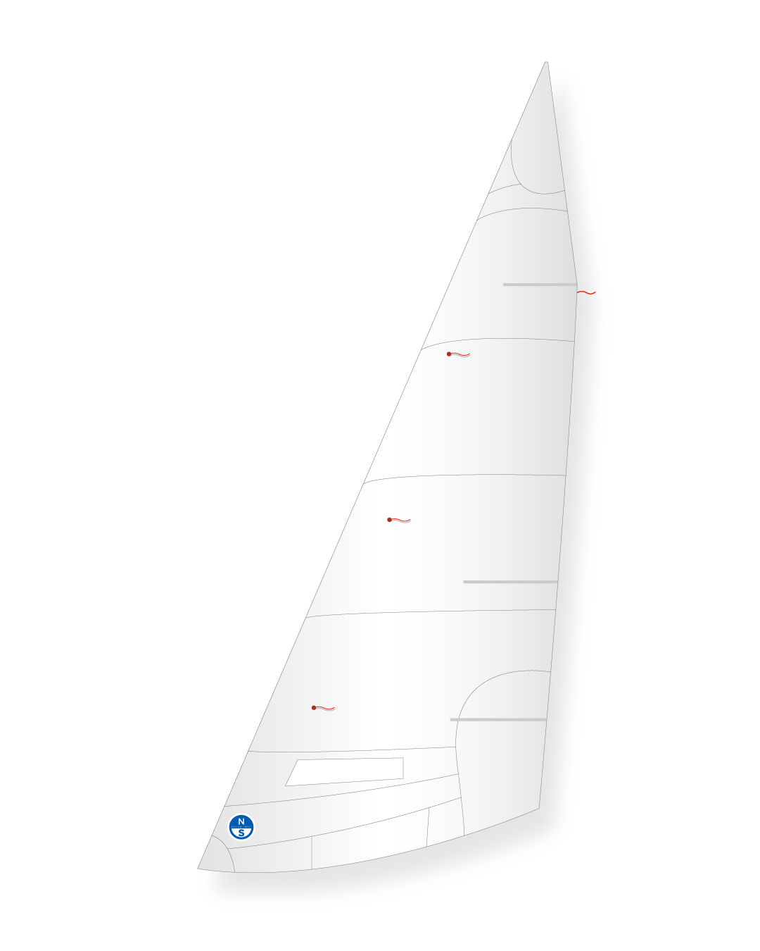 1 | White | North Sails Fishers Island Jib