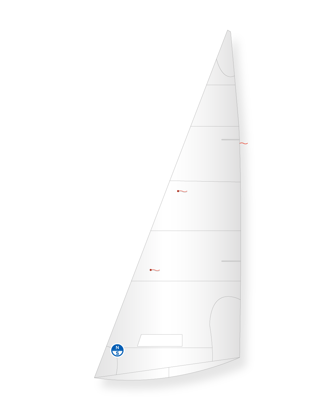 1 | White | North Sails Flying Scot Blue Ribbon Jib