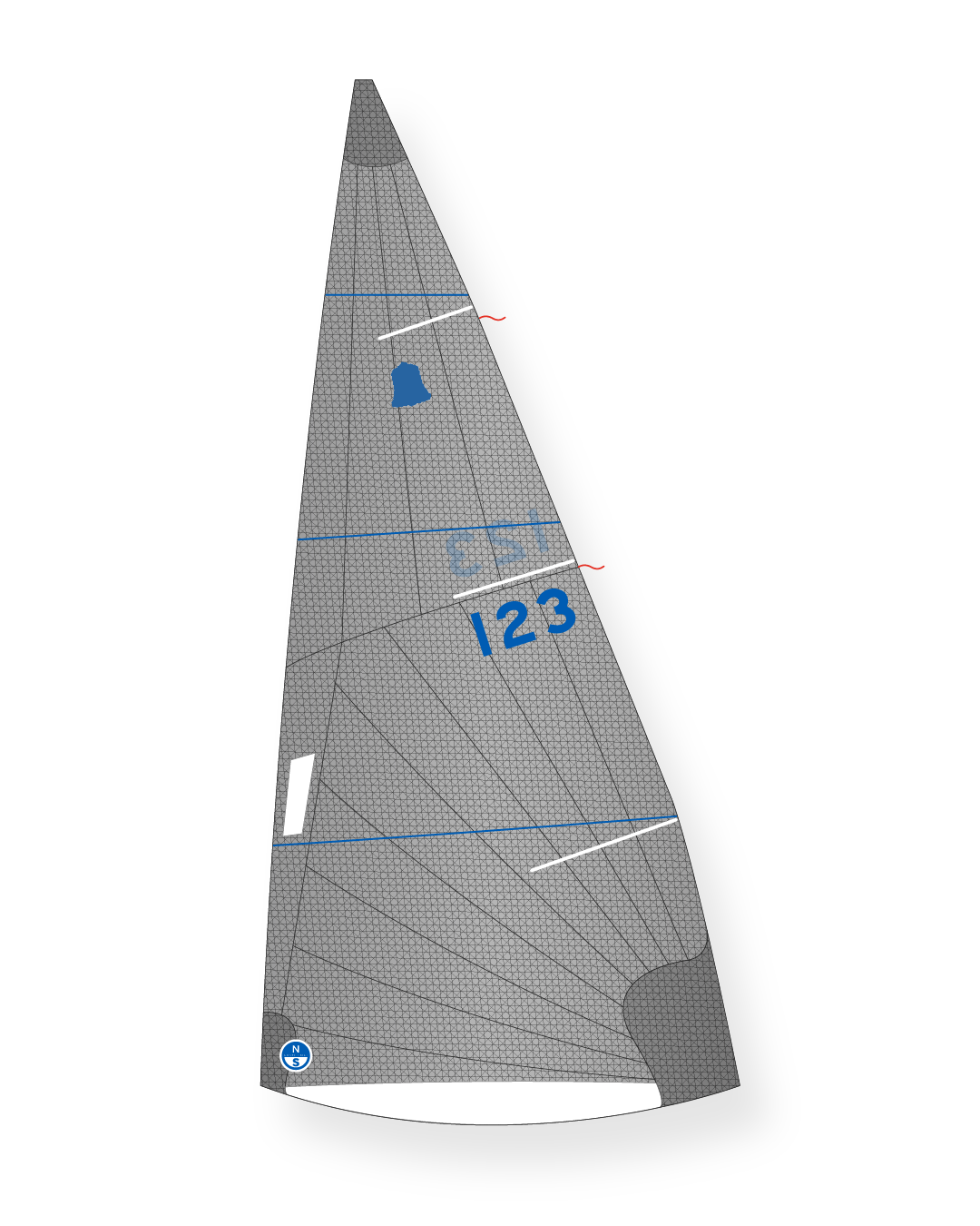 1 | Gray | North Sails GP 14 Mainsail