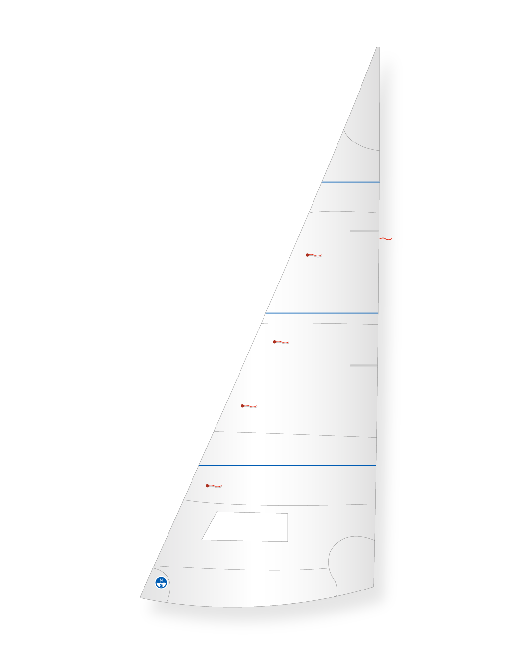 1 | White | North Sails Grimstad Jolle Jib