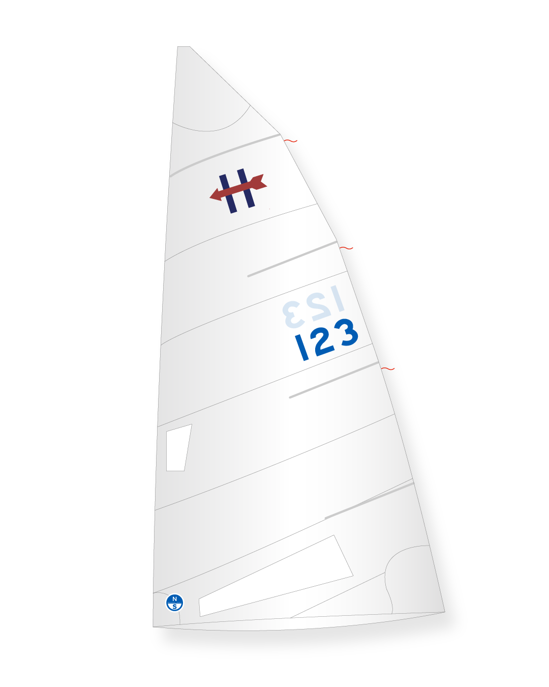 1 | White | North Sails Hampton One Design Mainsail