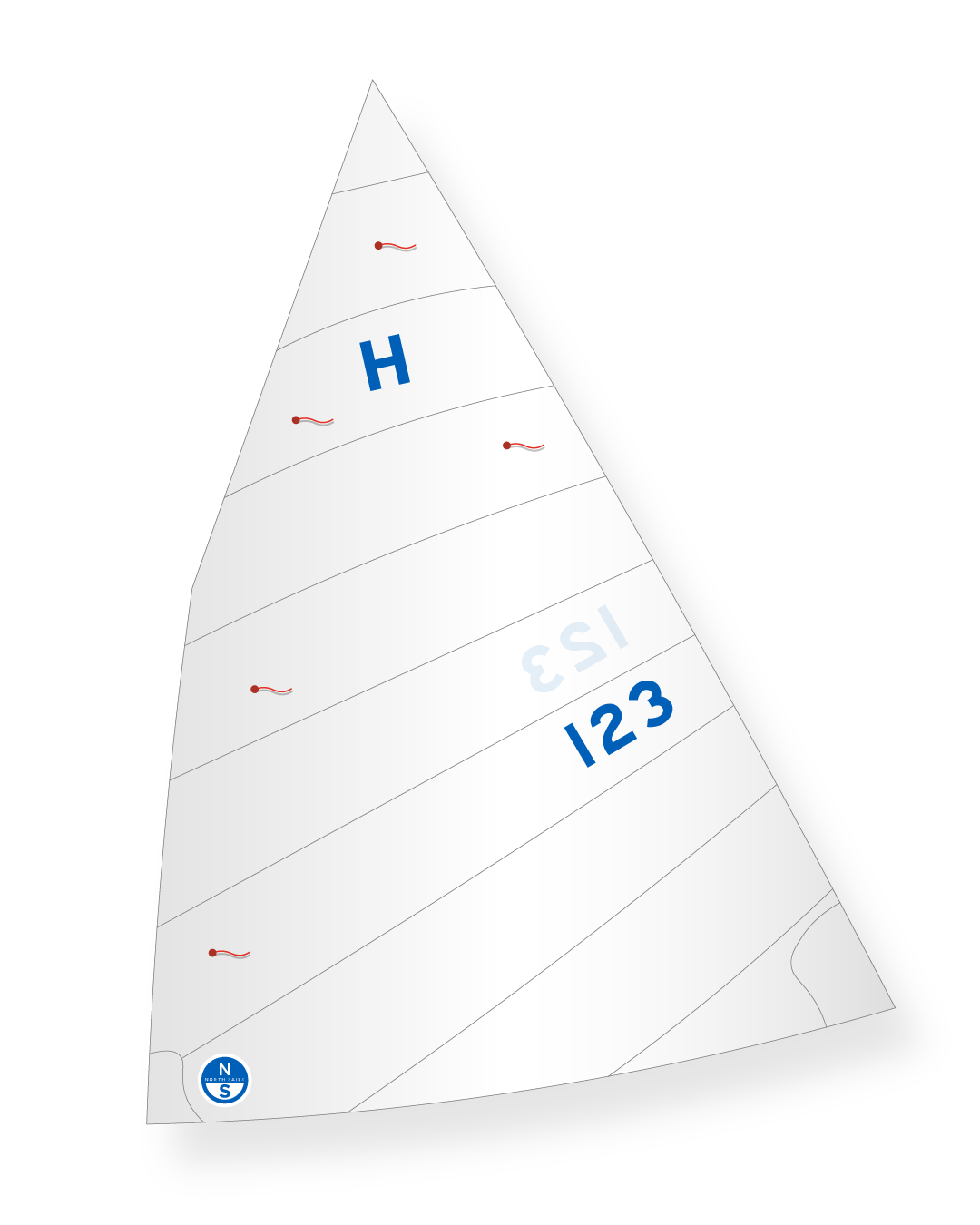 1 | White | North Sails Herreshoff 12.5 Race Mainsail