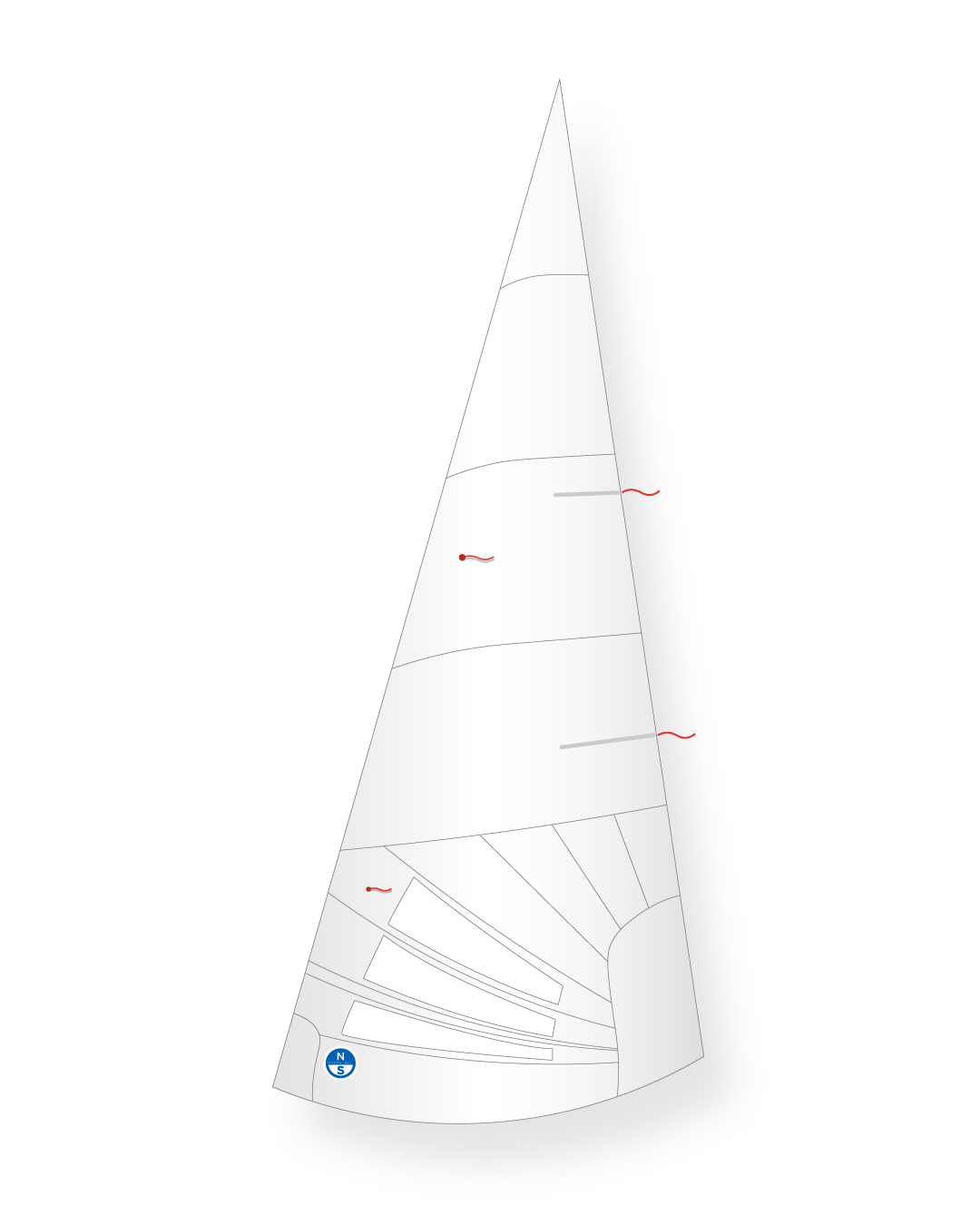 1 | White | North Sails Highlander DSD Jib