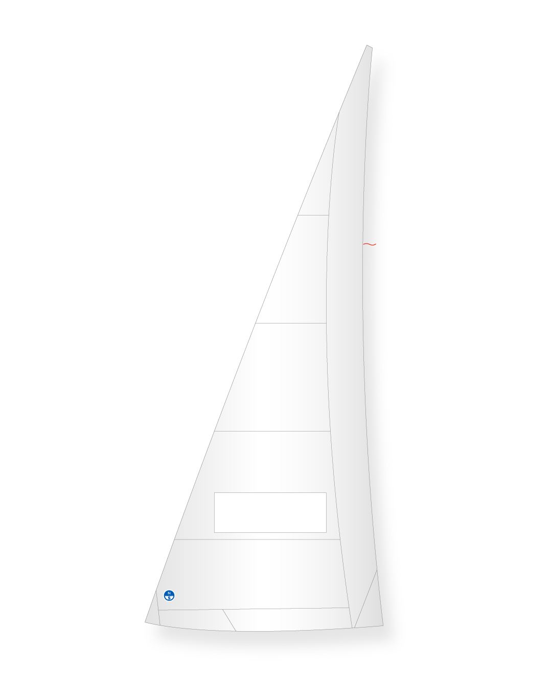 1 | White | North Sails Hunter 15 Jib