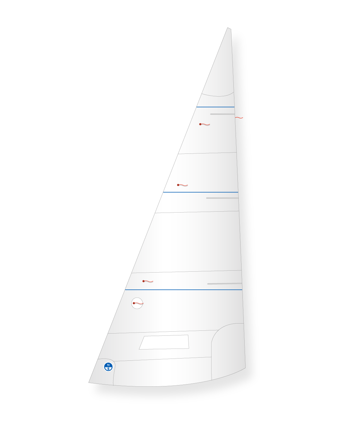 1 | white | North Sails IC24 Jib