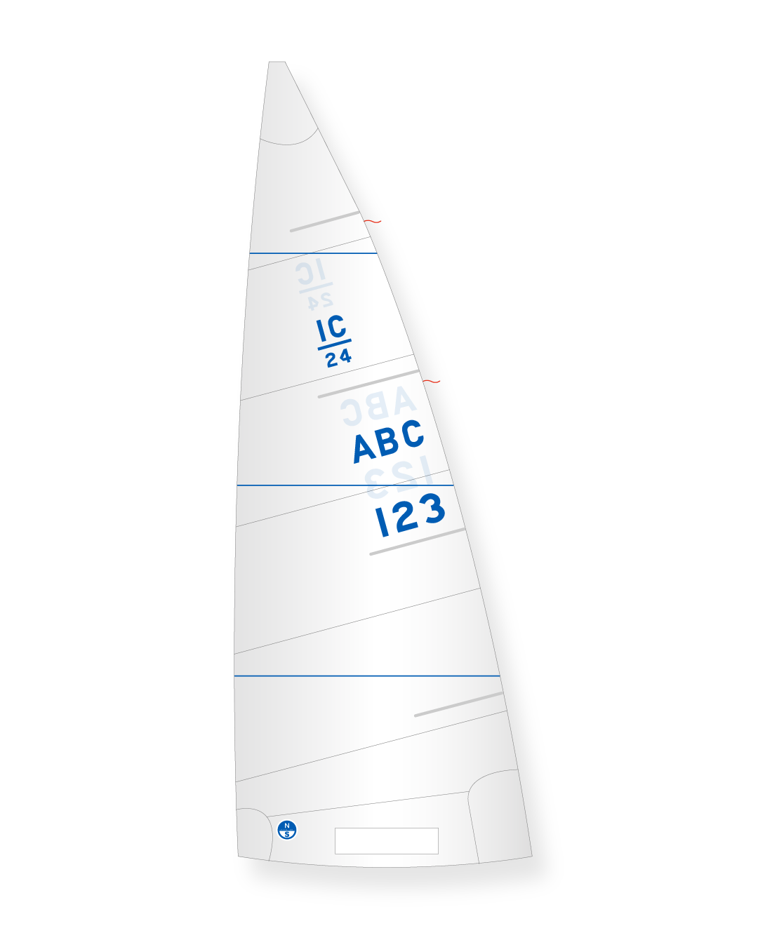 1 | White | North Sails IC 24 Mainsail
