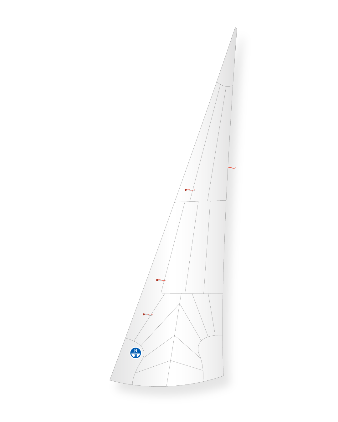 1 | White | North Sails Ideal 18 Jib