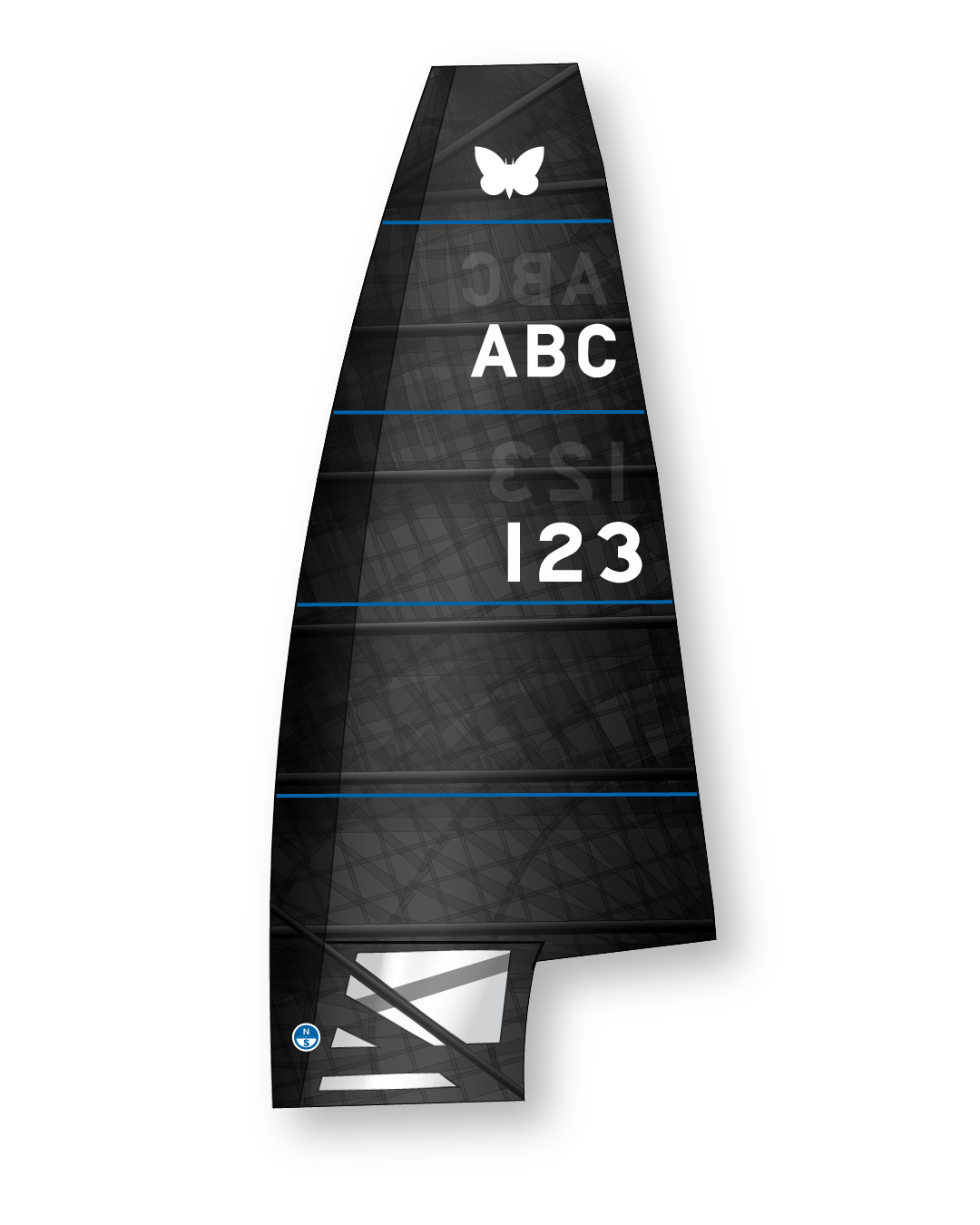 1 | Black | North Sails International Moth Mainsail