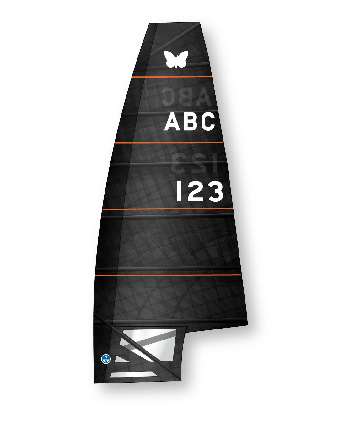 1 | Black | North Sails International Moth Mainsail