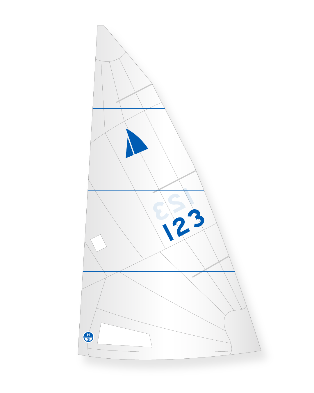1 | White | North Sails Interlake Mainsail