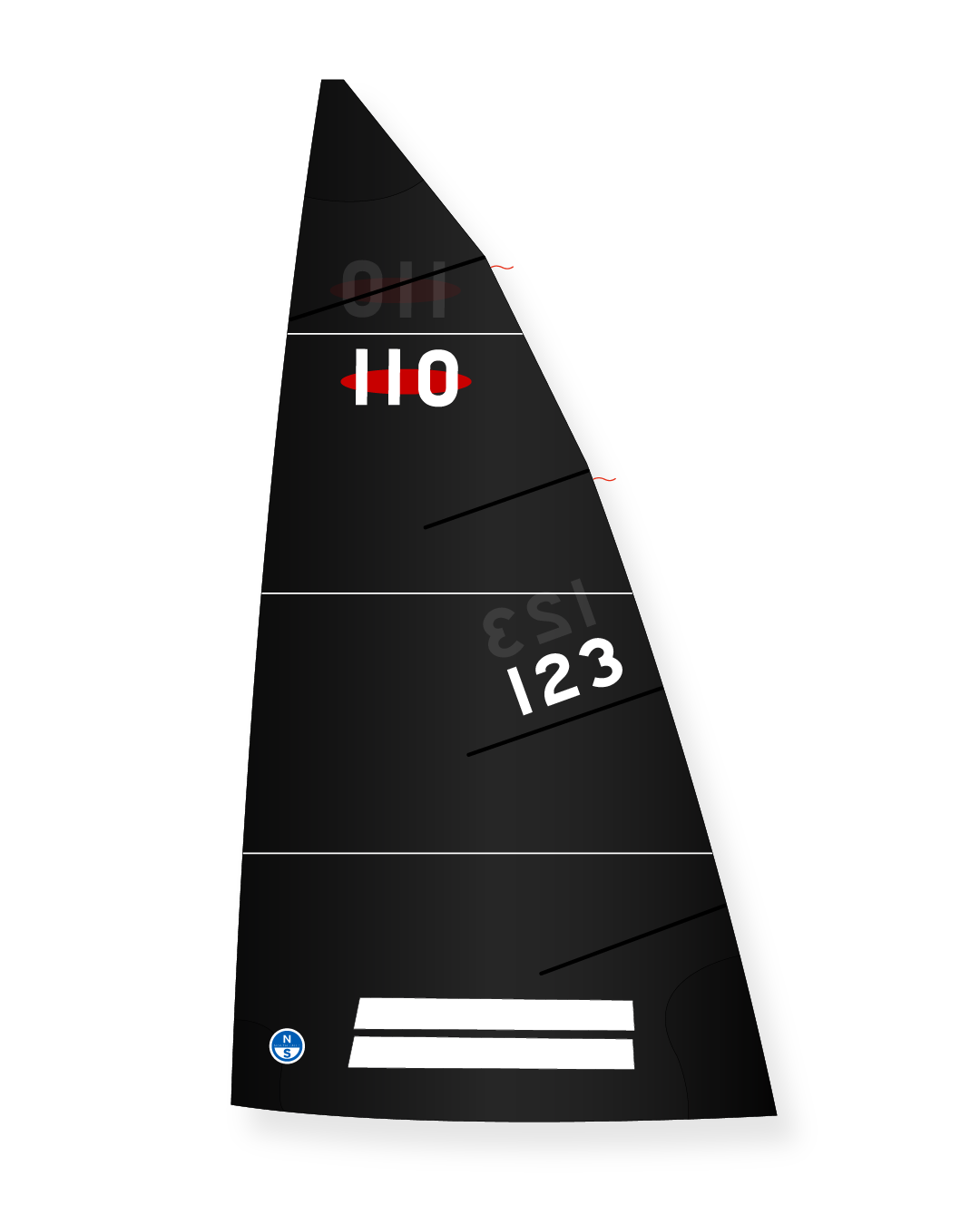 1 | Black | North Sails International 110 Mainsail