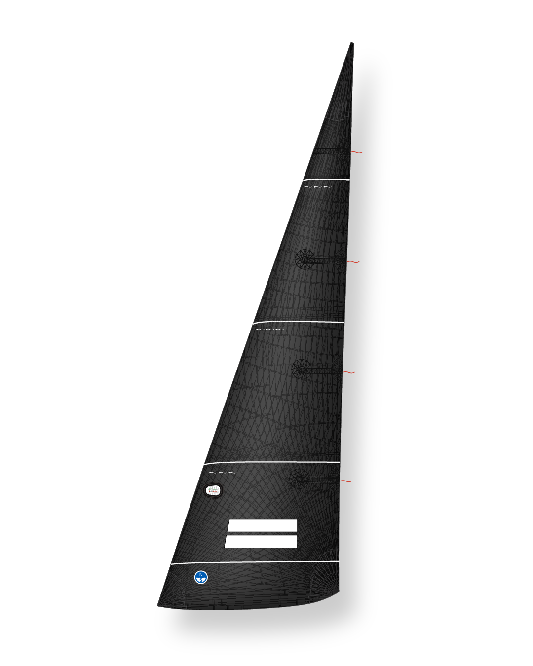 1 | Black | North Sails International 110 Jib