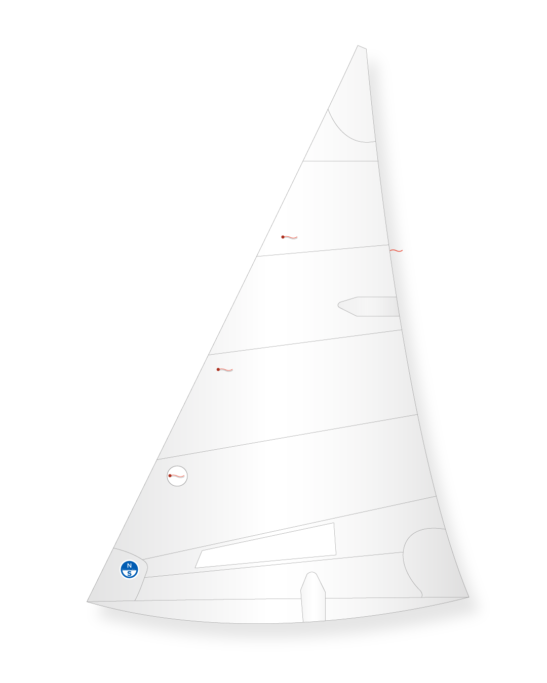 1 | White | North Sails J/24 Blue Ribbon Genoa