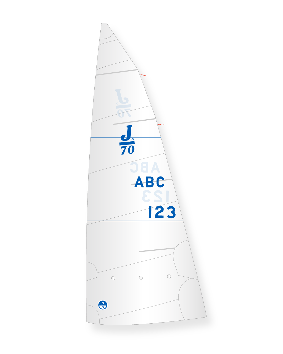 1 | White | North Sails J70 Blue Ribbon Mainsail