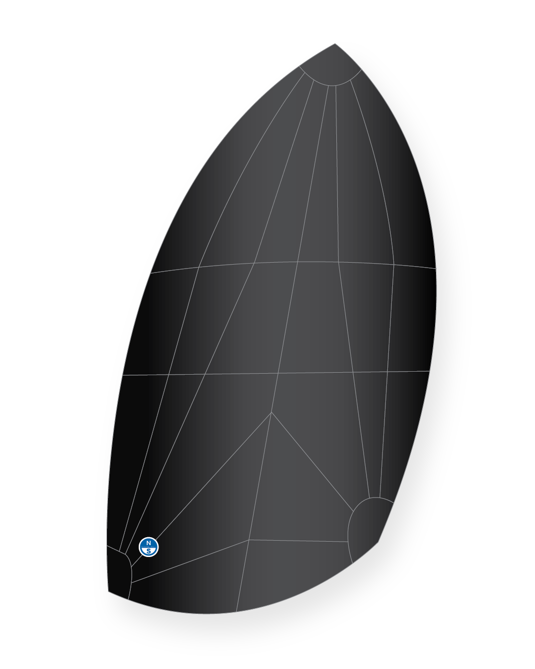 1 | Black | North Sails J-70 AP-1 Airx Asymmetric