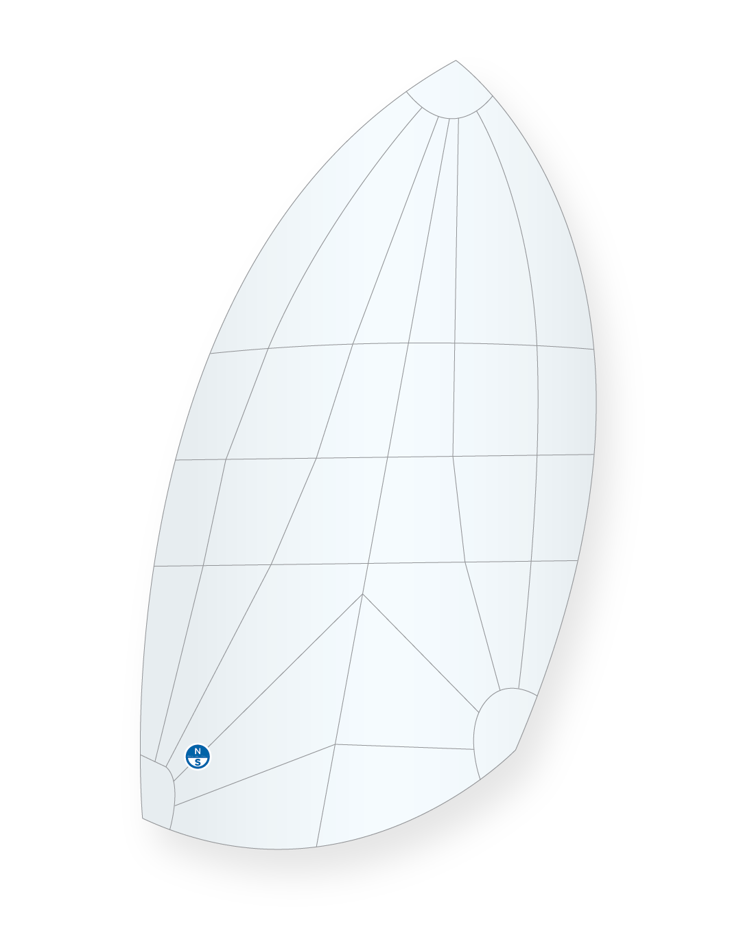 1 | Arctic White | North Sails J-88 Spinnaker