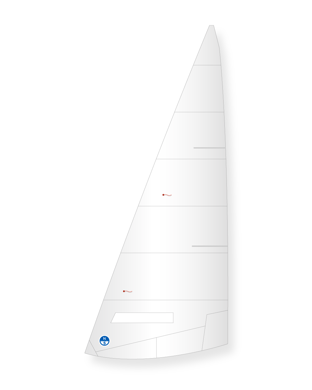 1 | White | North Sails JY-15 Jib