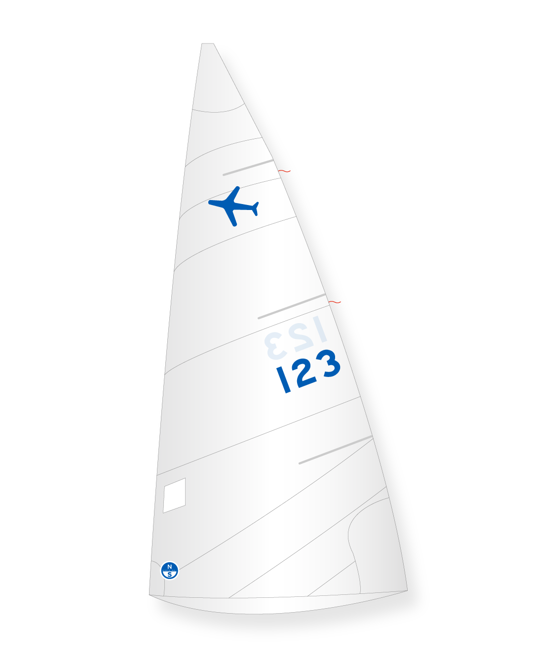 1 | White | North Sails Jet 14 Mainsail