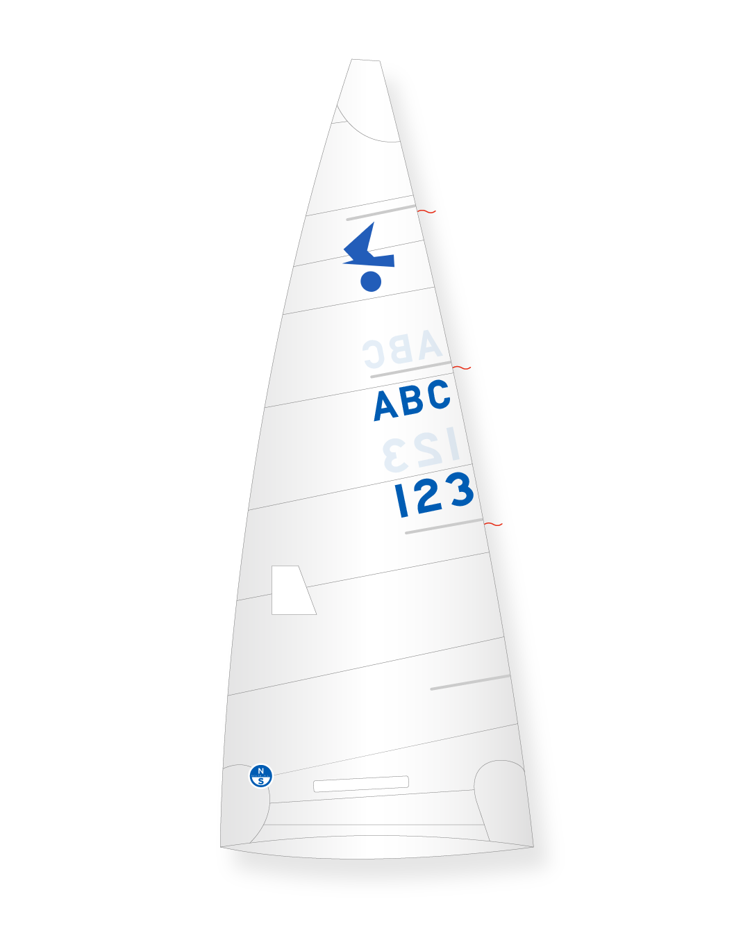 1 | White | North Sails Kielzuvogel Mainsail