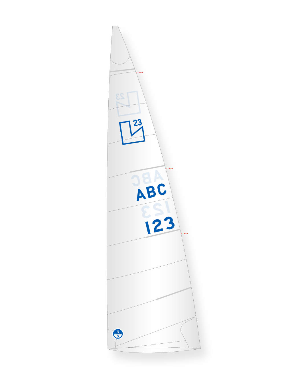 1 | White | North Sails LE 23 Mainsail