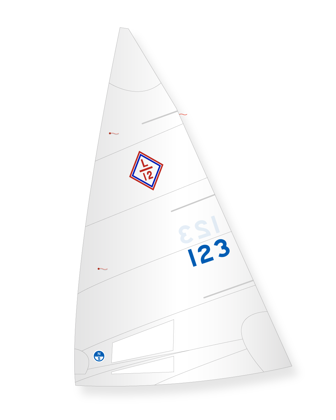 1 | White | North Sails Lehman 12 Mainsail
