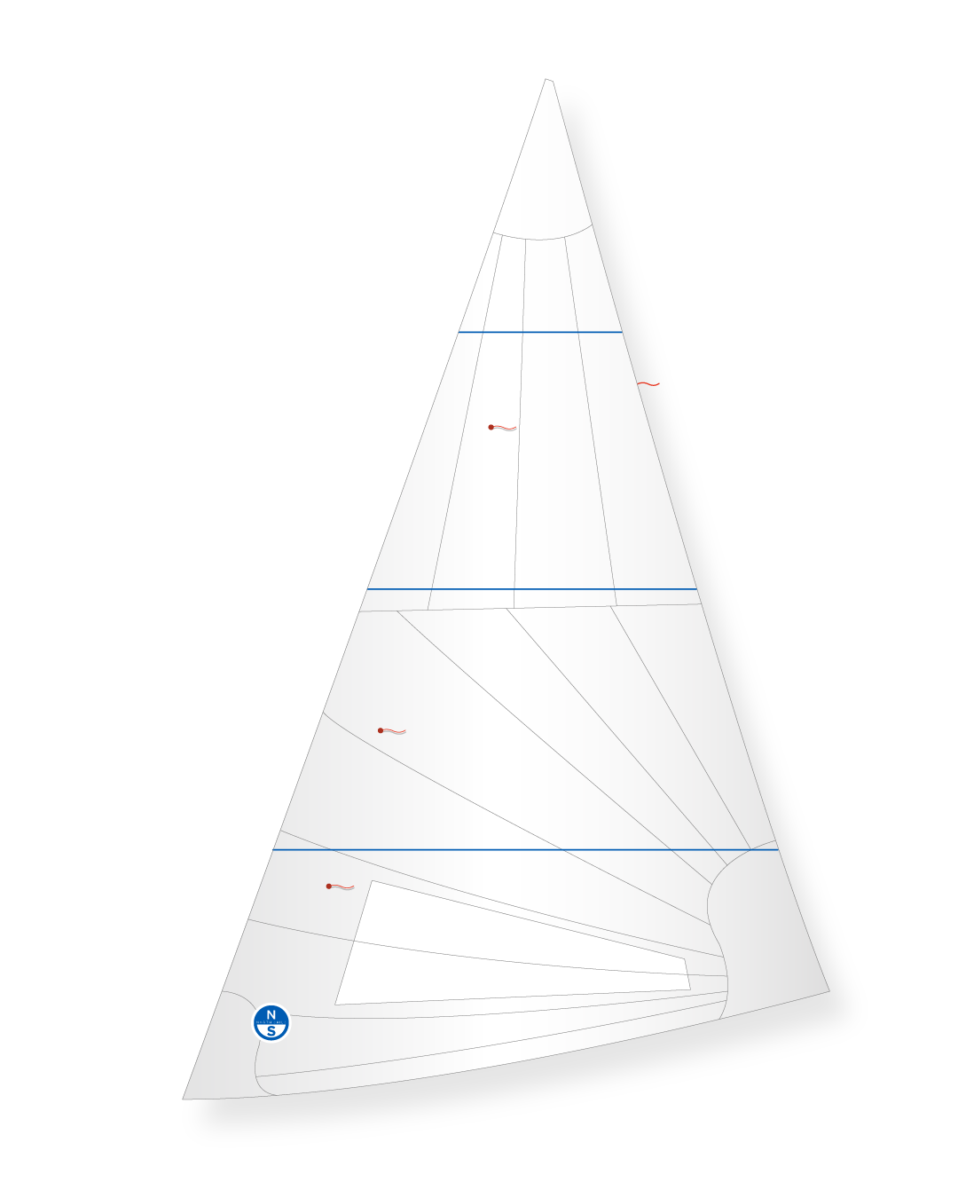 1 | White | North Sails Lido 14 Jib