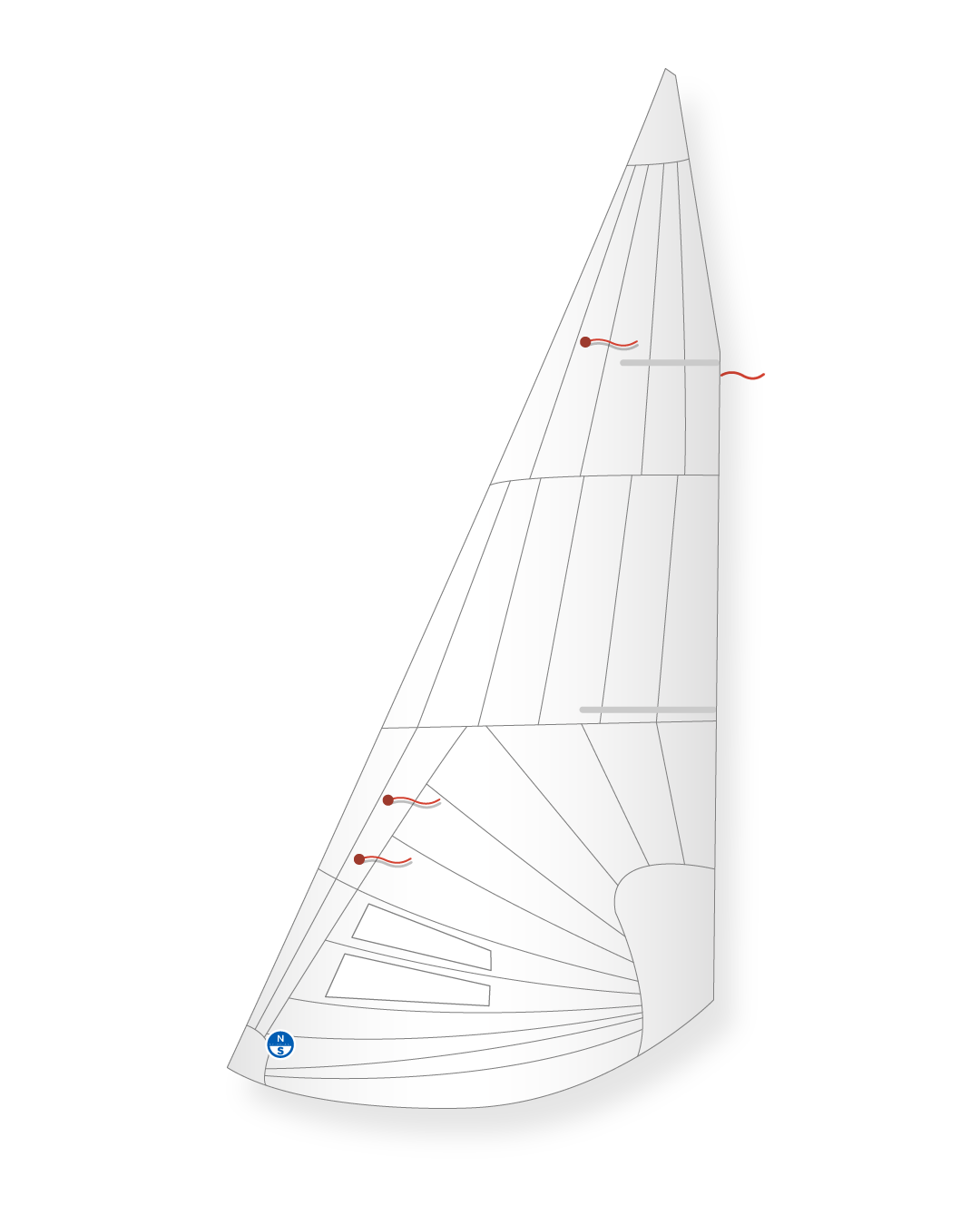 1 | White | North Sails Lightning Jib