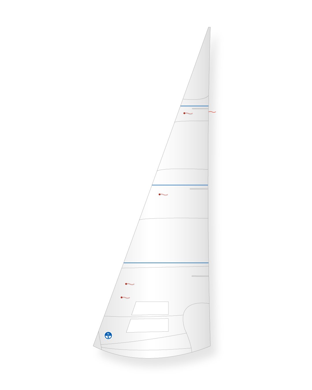 1 | White | North Sails Luders 16 Jib