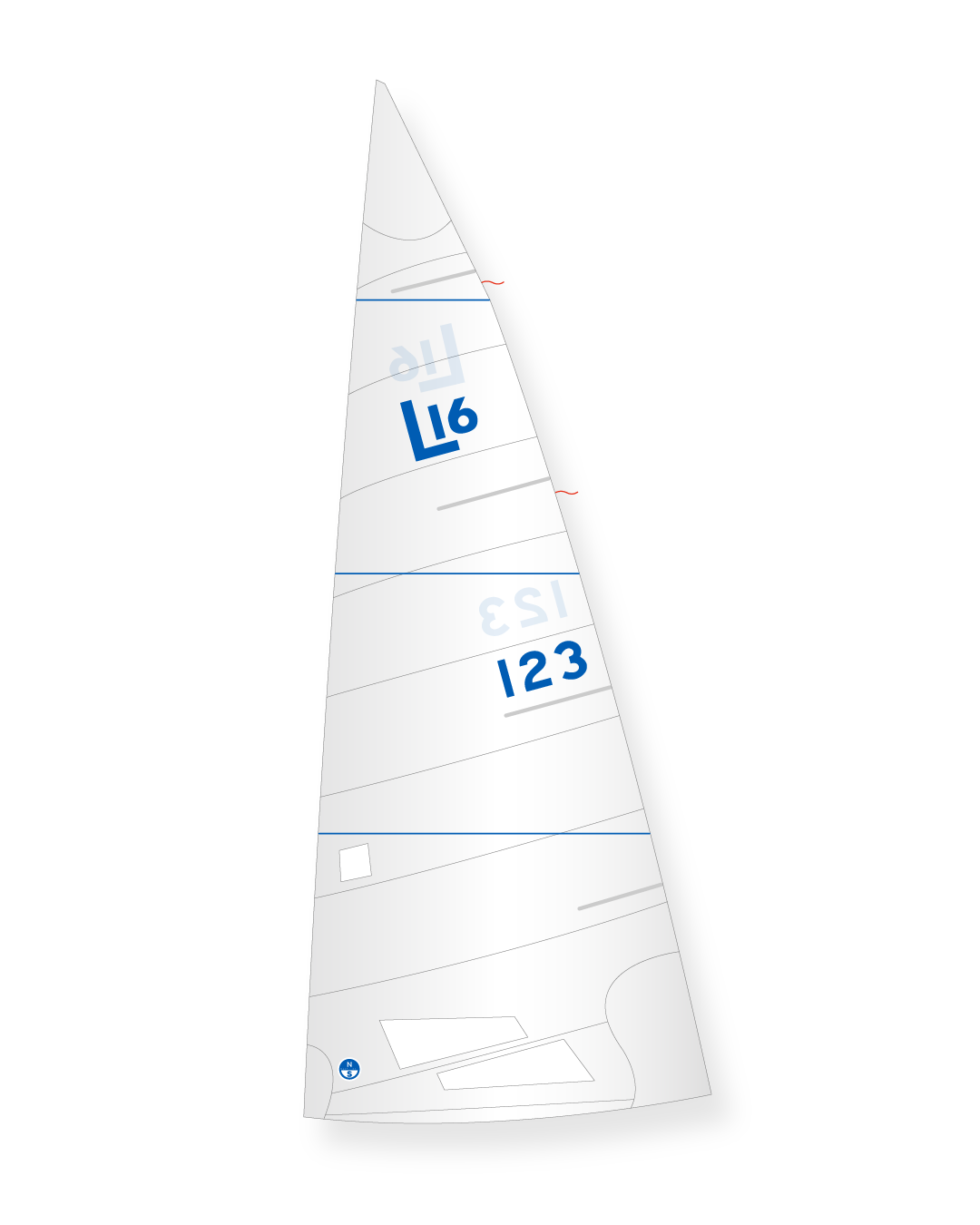 1 | White | North Sails Luders 16 Mainsail