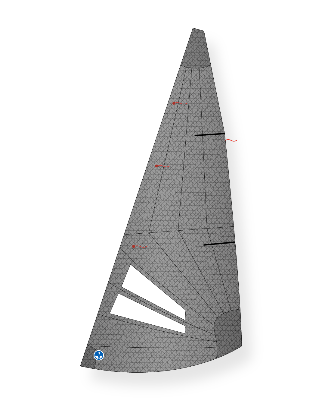 1 | Gray | North Sails M6 Scow Jib